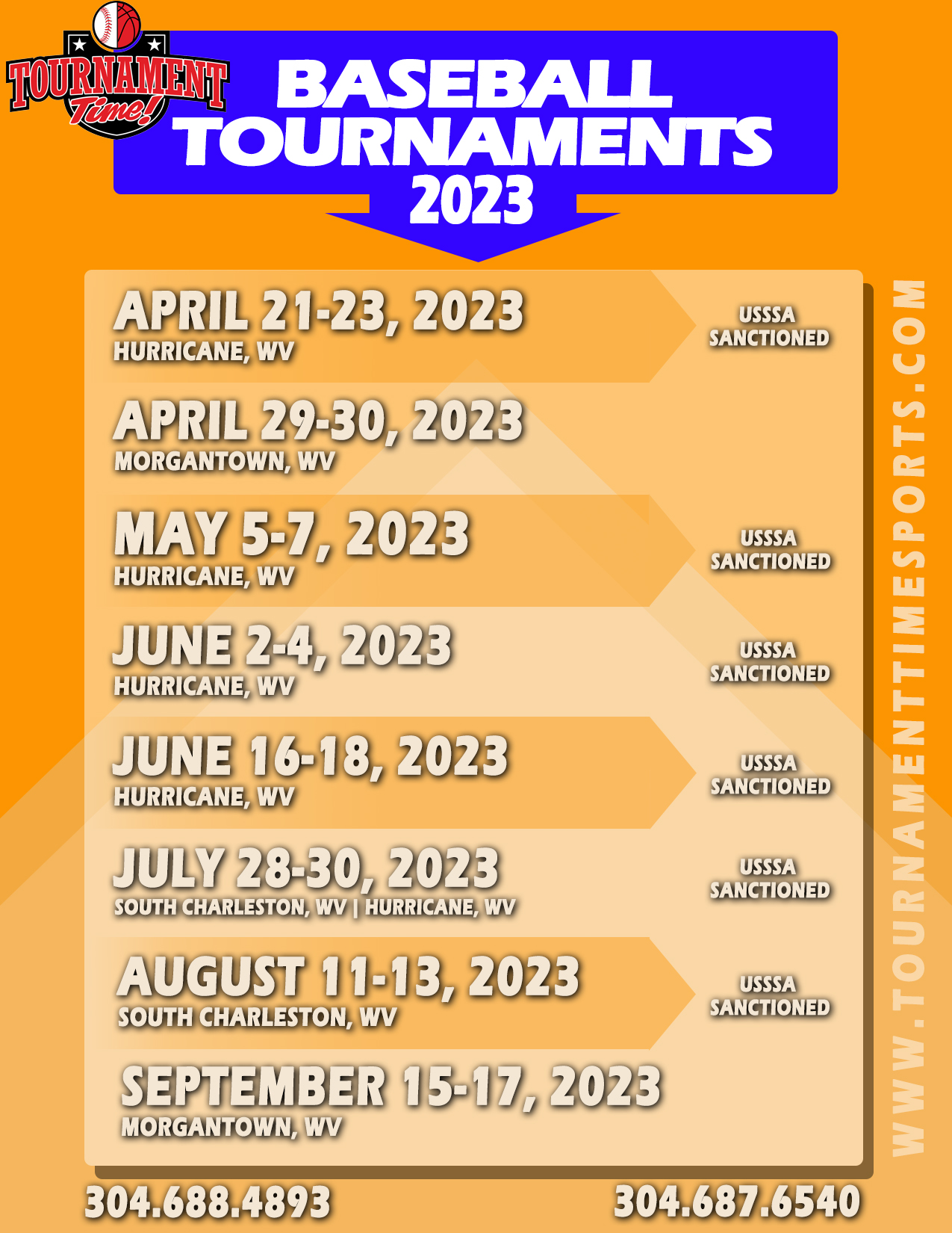 virginia travel baseball tournaments 2023